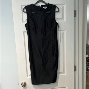 Calvin Klein Elegant Black Midi Dress